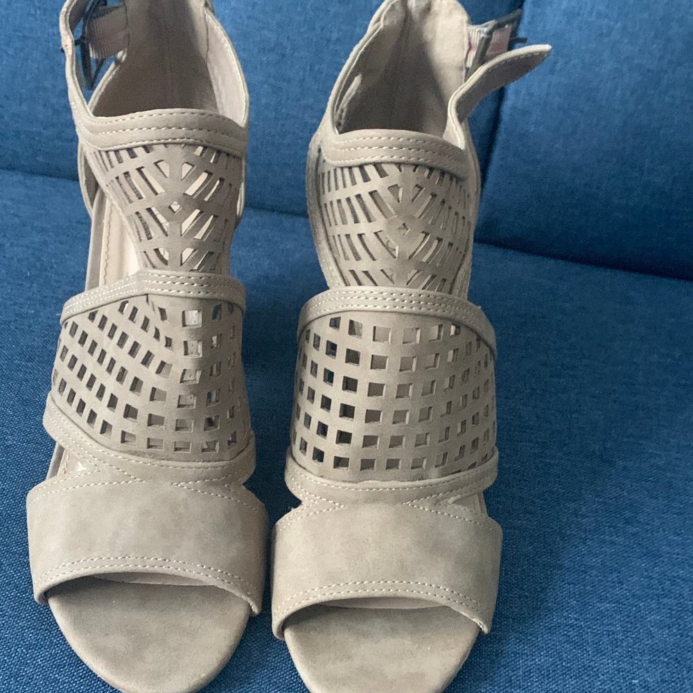 Cage Heeled Sandals